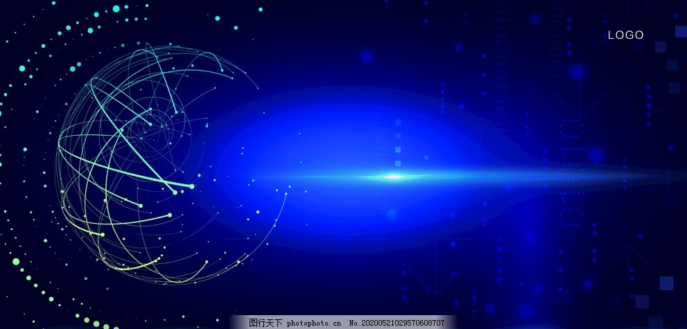 藍(lán)色背景下的電子技術(shù) 探索、創(chuàng)新與未來(lái)